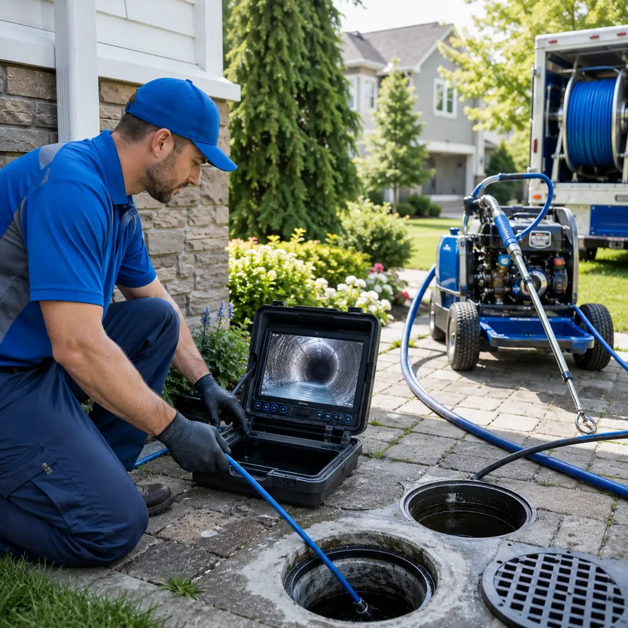 Outdoor drain cleaning professionals serving Highland, IN